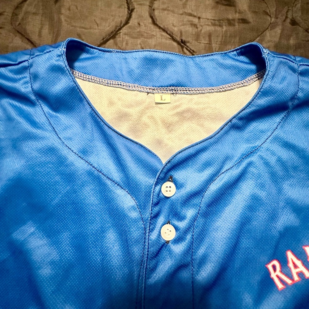 Texas Rangers Team Jersey Button Down - Picture 5 of 12